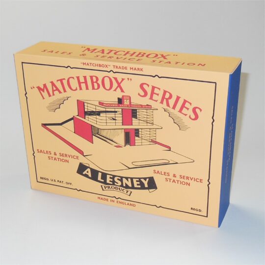 Matchbox Lesney Accessory MG-1 Esso Garage Service Station C Style Repro Box