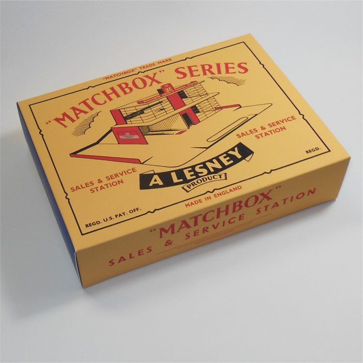 Matchbox Lesney Accessory MG-1b2 Esso Garage Service Station C Style Repro Box