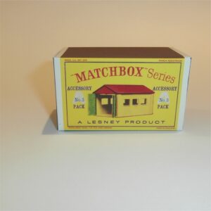 Matchbox Lesney Accessory Pack 3a Single Car Garage Empty D Style Repro Box