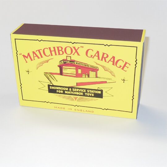 Matchbox Lesney Accessory MG-1 Garage Service Station B Style Repro Box