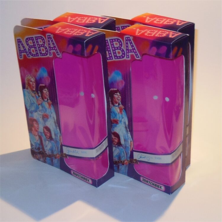 Matchbox ABBA Doll Boxes Set of 4 Repro Boxes