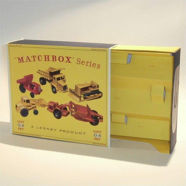 Matchbox Lesney King Size GS 8 Civil Engineering Construction Repro Box Set