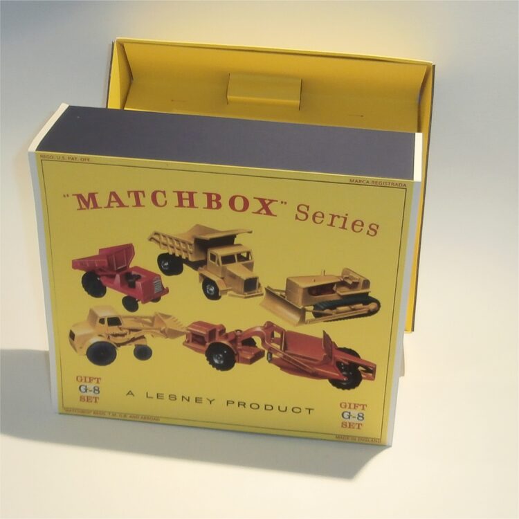 Matchbox Lesney King Size GS 8 Civil Engineering Construction Repro Box Set