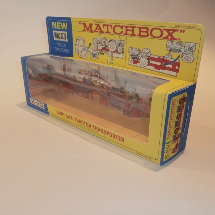 Matchbox Lesney King Size K 20 Tractor Transporter Repro Box