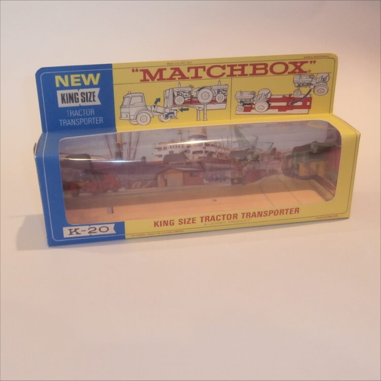 Matchbox Lesney King Size K 20 Tractor Transporter Repro Box