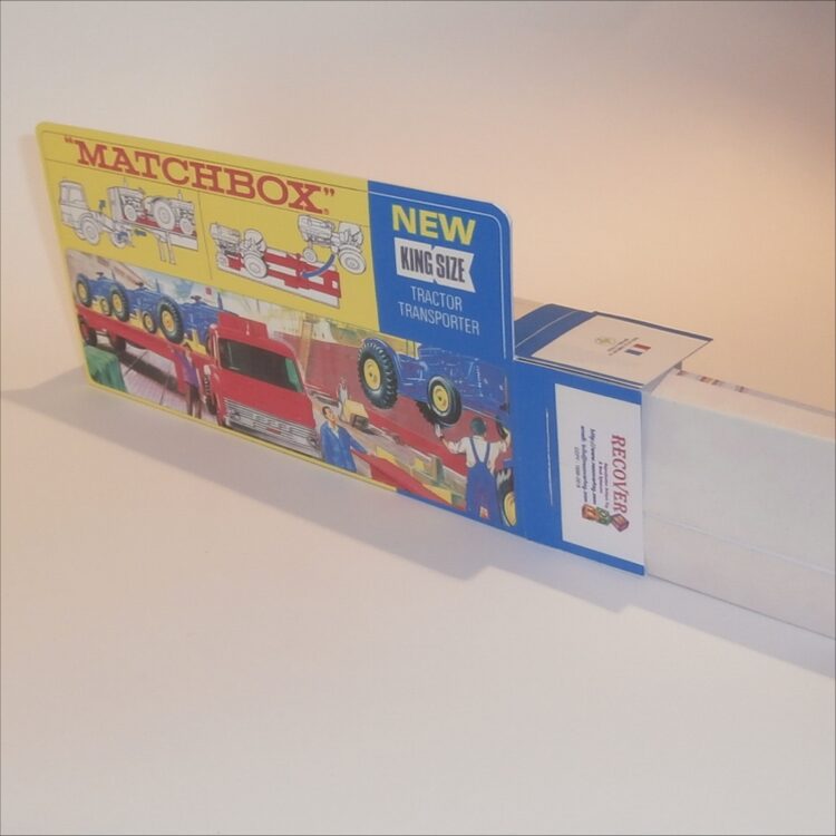 Matchbox Lesney King Size K 20 Tractor Transporter Repro Box