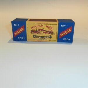 Matchbox Major Pack 1 a Caterpillar Scraper B Style Repro Box