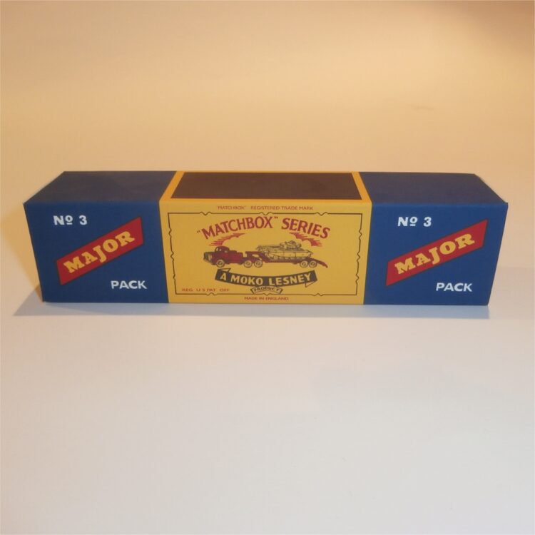 Matchbox Major Pack 3 a Antar Centurion Tank Transporter B Style Repro Box