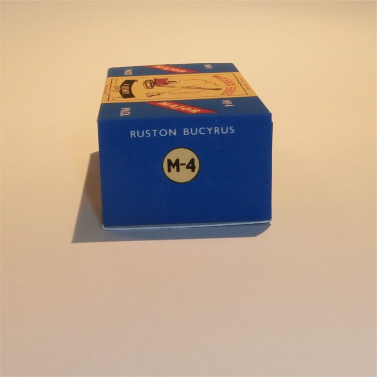 Matchbox Major Pack 4 a Ruston Bucyrus Excavator C Style Repro Box