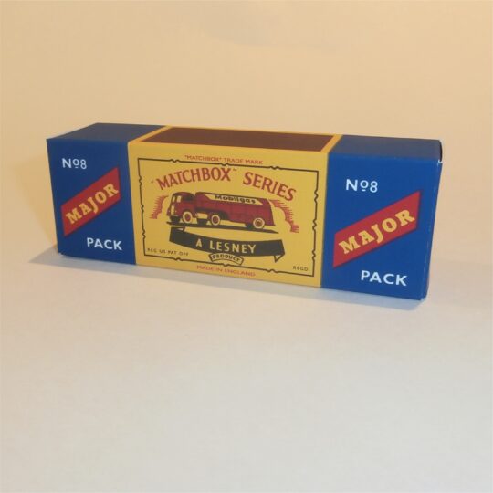 Matchbox Major Pack 8 a Petrol Tanker C Style Repro Box