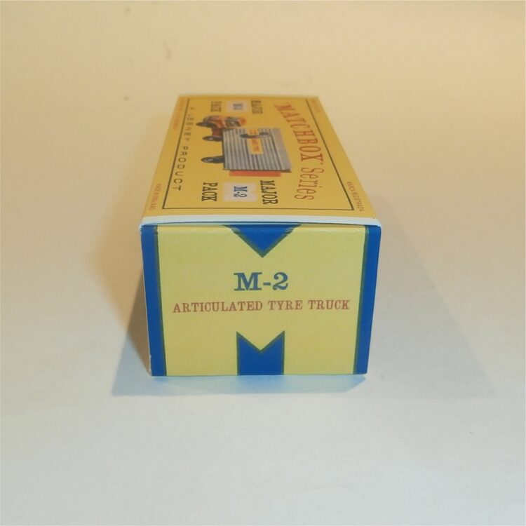 Matchbox Major Pack 2 b Bedford Tractor Davies Tyres D Style Repro Box