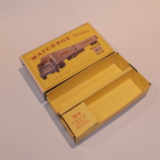 Matchbox Major Pack 9 a2 Interstate Double Freighter D Style Repro Box Set