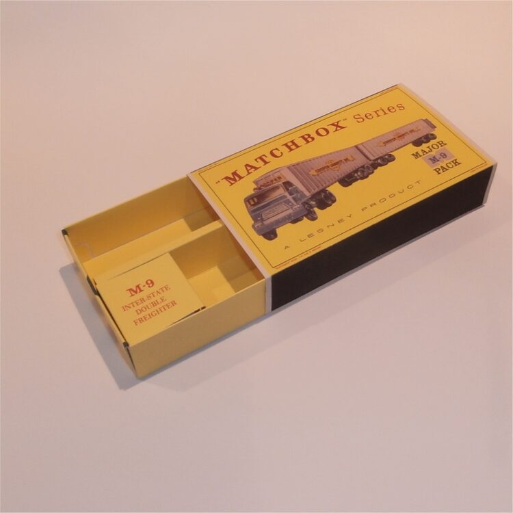 Matchbox Major Pack 9 a2 Interstate Double Freighter D Style Repro Box Set