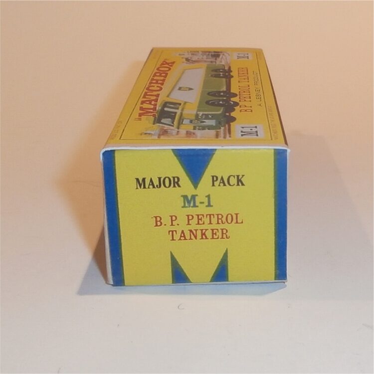 Matchbox Major Pack 1 b BP Petrol Tanker E Style Repro Box
