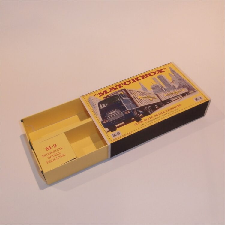 Matchbox Major Pack 9 a3 Interstate Double Freighter E Style Repro Box Set