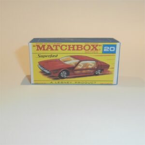 Matchbox Lesney Superfast 20 Lamborghini Marzal F-SF2 Style Repro Box