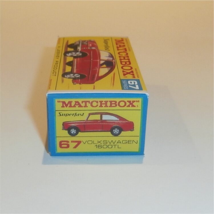 Matchbox Lesney Superfast 67b Volkswagen 1600 TL F-SF2 Repro Box