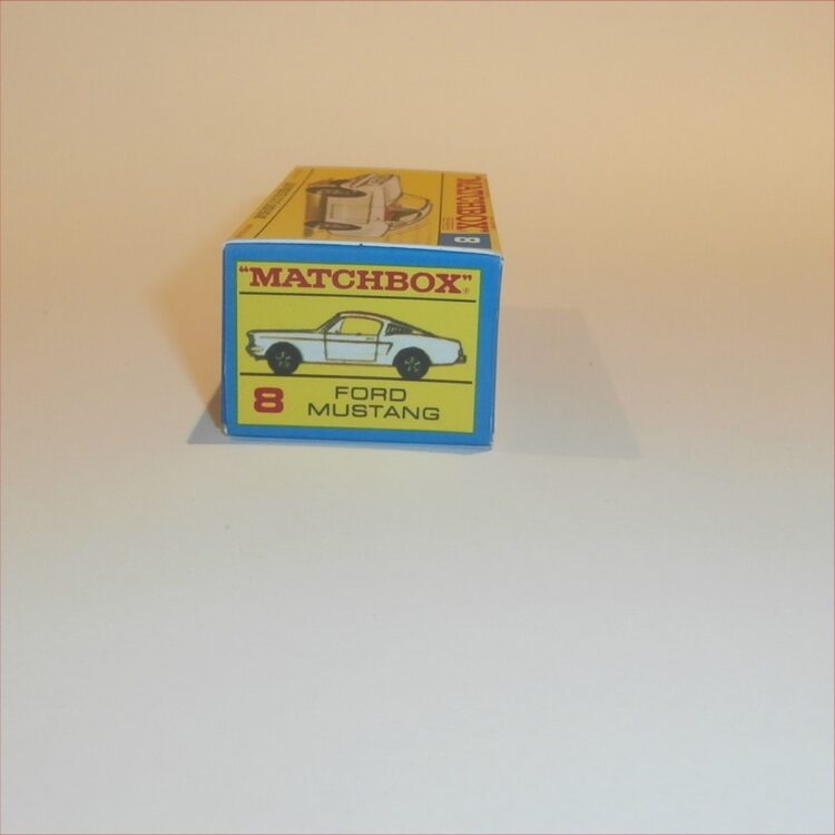 Matchbox Lesney Superfast 8 Ford Mustang without SF Logo F-SF2 Style Repro Box