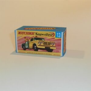 Matchbox Lesney Superfast 13 e Dodge Wreck Truck G Style Repro Box