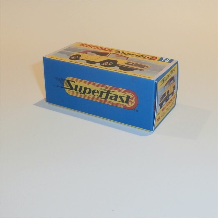 Matchbox Lesney Superfast 18 e Jeep Scout Field Car G Style Repro Box