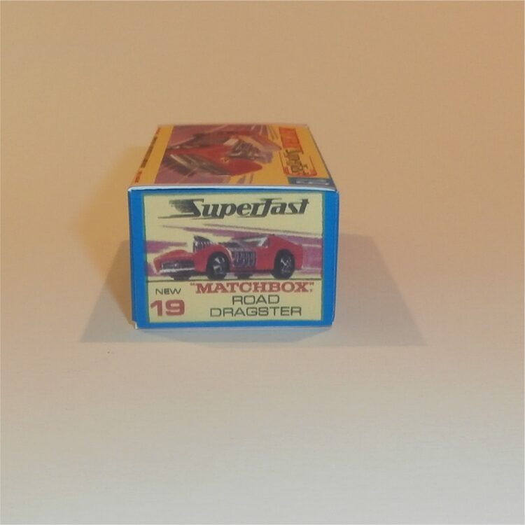 Matchbox Lesney Superfast 19 f Road Dragster G Style Repro Box