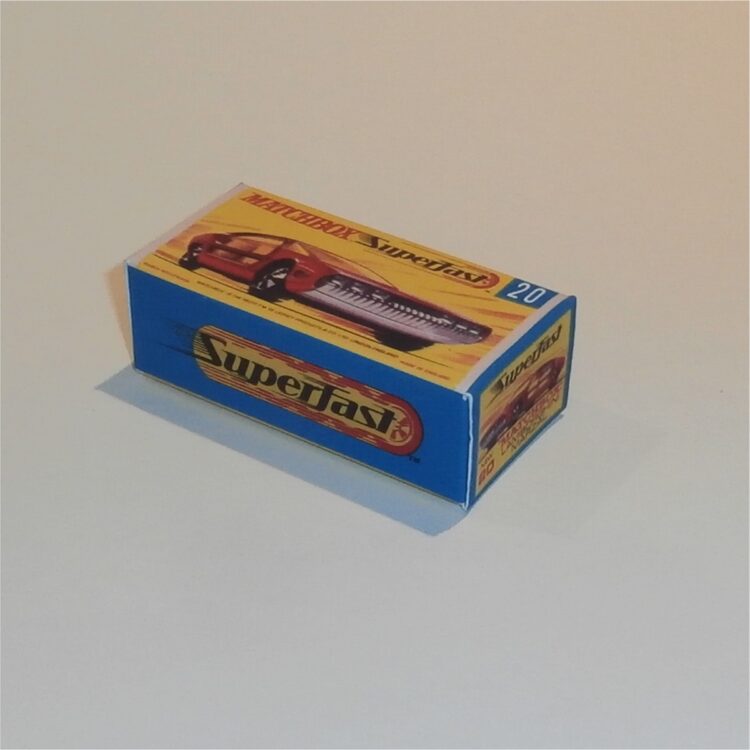 Matchbox Lesney Superfast 20 d Lamborghini Marzal G Style Repro Box