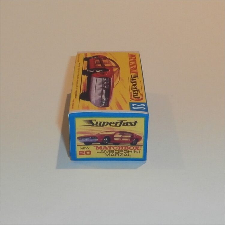 Matchbox Lesney Superfast 20 d Lamborghini Marzal G Style Repro Box