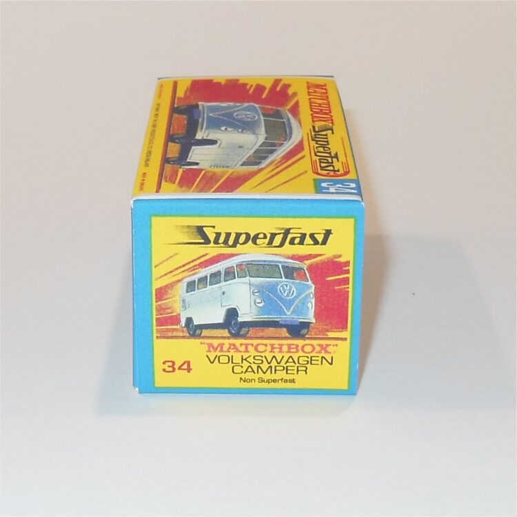 Matchbox Lesney Superfast 34 d Volkswagen Camper G Style Custom Box