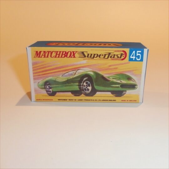 Matchbox Lesney Superfast 45 c Ford Group 6 G Style Repro Box