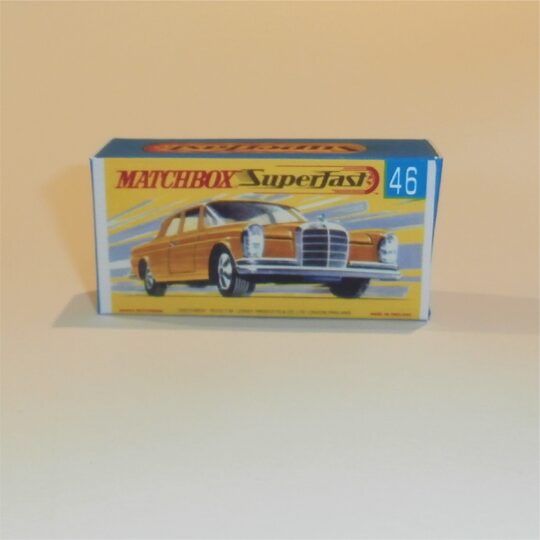 Matchbox Lesney Superfast 46 d Mercedes 300SE Sedan G Style Repro Box