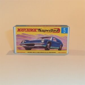 Matchbox Lesney Superfast  5 e Lotus Europa G Style Repro Box