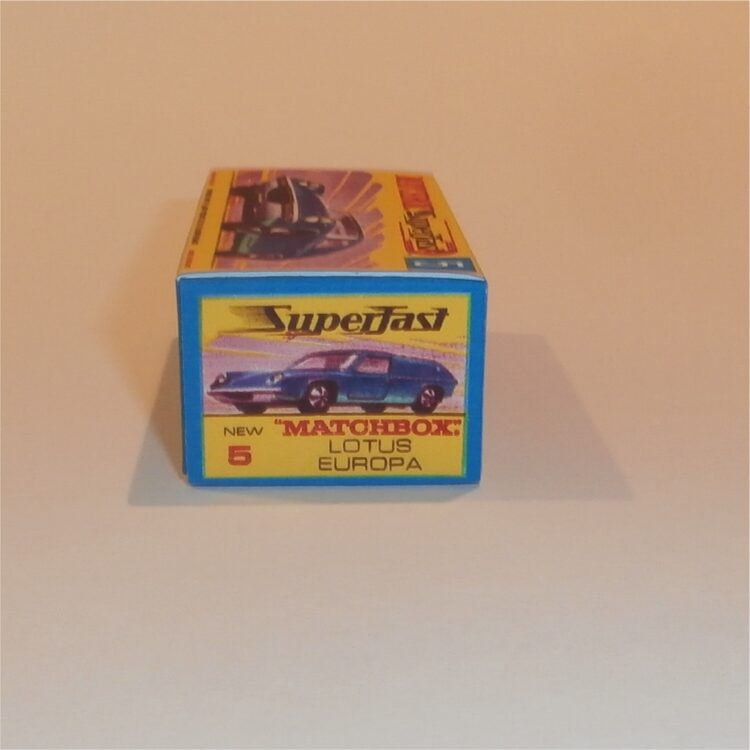 Matchbox Lesney Superfast 5 e Lotus Europa G Style Repro Box