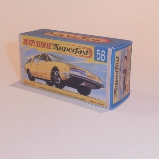 Matchbox Lesney Superfast 56 c BMC 1800 Pininfarina G Style Repro Box