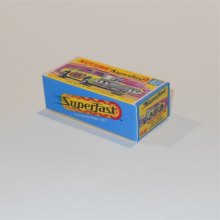 Matchbox Lesney Superfast 62 e Mercury Rat Rod G Style Repro Box