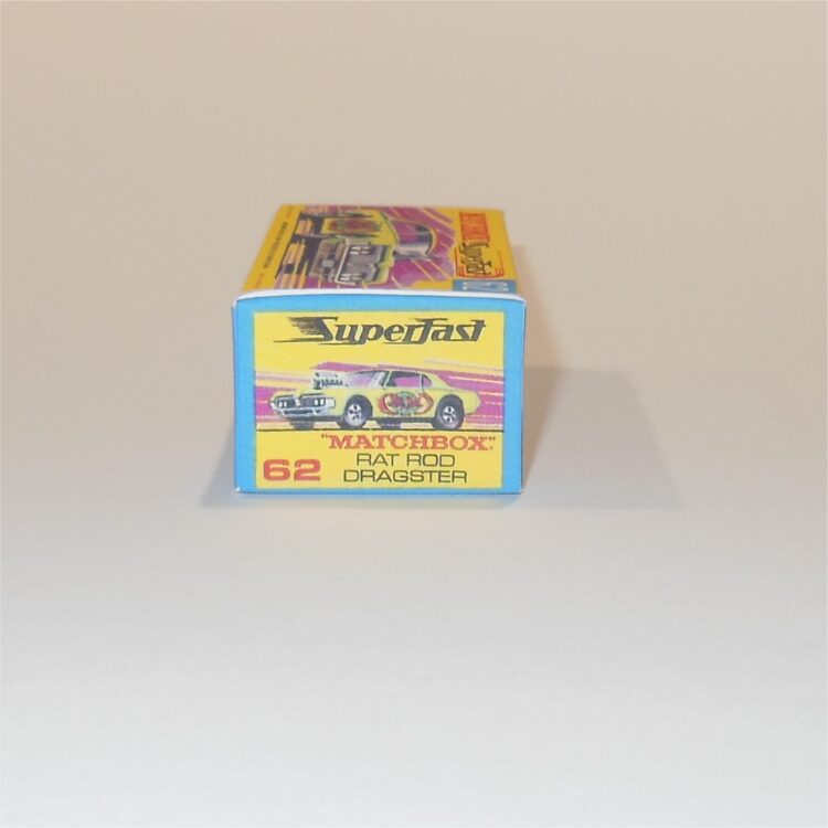 Matchbox Lesney Superfast 62 e Mercury Rat Rod G Style Repro Box