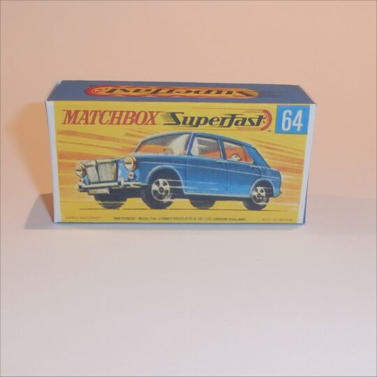 Matchbox Lesney Superfast 64 c Morris MG 1100 G Style Repro Box