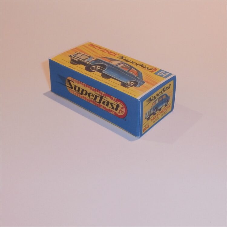 Matchbox Lesney Superfast 64 c Morris MG 1100 G Style Repro Box