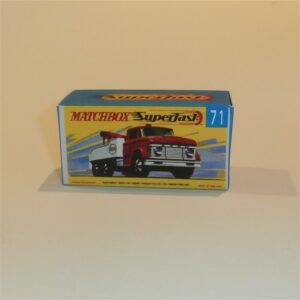 Matchbox Lesney Superfast 71 d Ford Wreck Truck G Style Repro Box