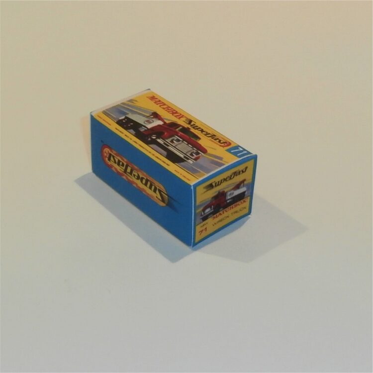 Matchbox Lesney Superfast 71 d Ford Wreck Truck G Style Repro Box