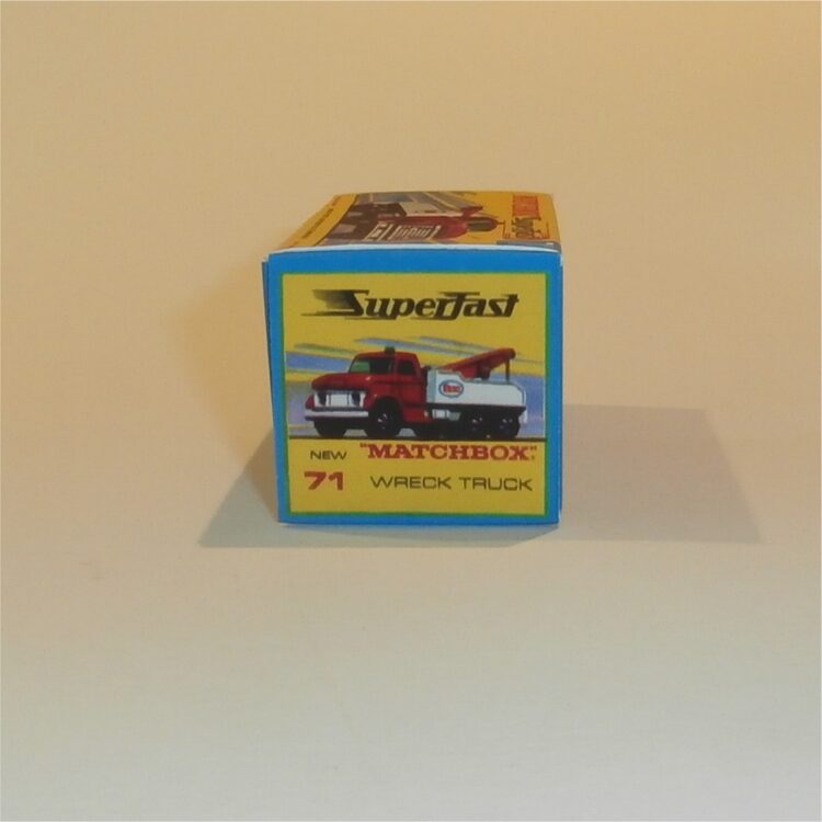 Matchbox Lesney Superfast 71 d Ford Wreck Truck G Style Repro Box