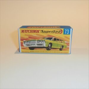 Matchbox Lesney Superfast 73 d Mercury 1968 Commuter Wagon Repro Box