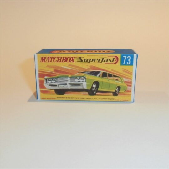 Matchbox Lesney Superfast 73 d Mercury 1968 Commuter Wagon Repro Box