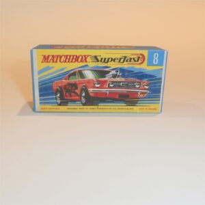 Matchbox Lesney Superfast  8 g Mustang Wild Cat Dragster G Style Repro Box