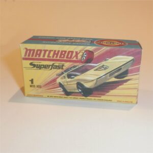 Matchbox Lesney Superfast  1 g Mod Rod H Style Repro Box