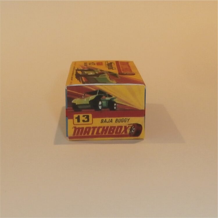 Matchbox Lesney Superfast 13 e1 Baja Buggy H Style Repro Box