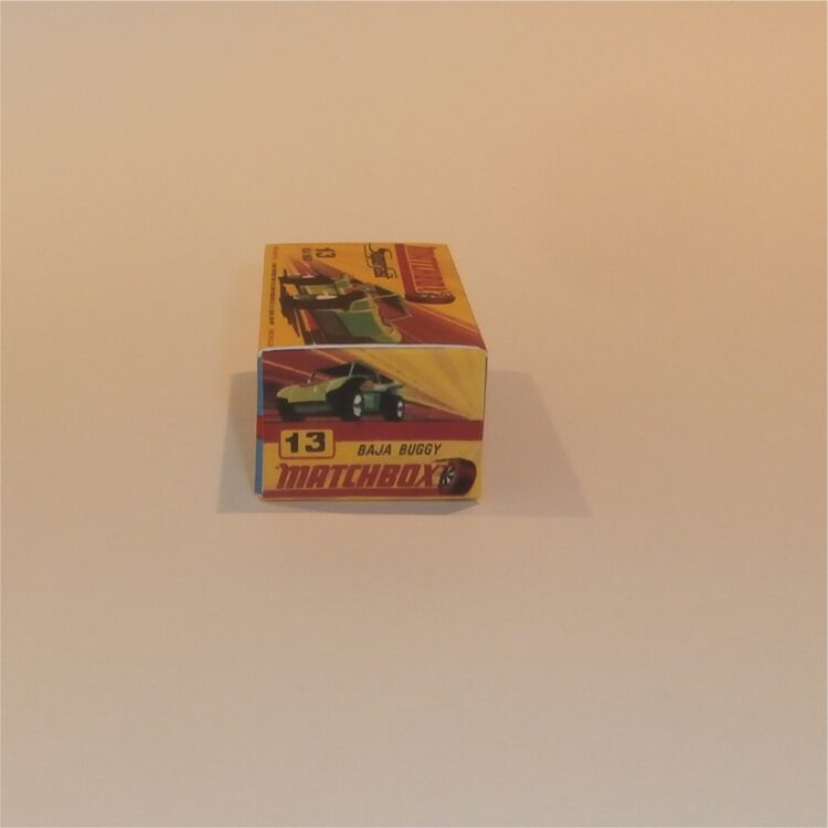 Matchbox Lesney Superfast 13 e2 Baja Buggy H Style Repro Box