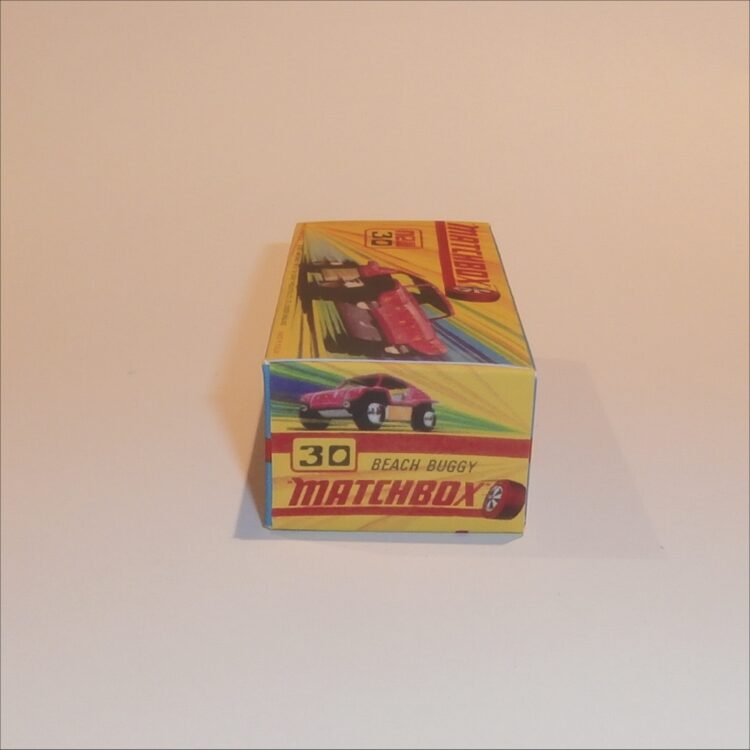 Matchbox Lesney Superfast 30 e Beach Buggy H Style Repro Box