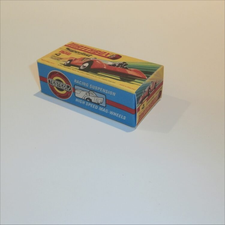 Matchbox Lesney Superfast 4 f Gruesome Twosome H Style Repro Box