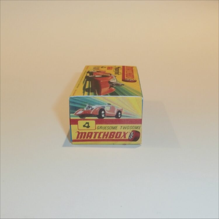 Matchbox Lesney Superfast 4 f Gruesome Twosome H Style Repro Box