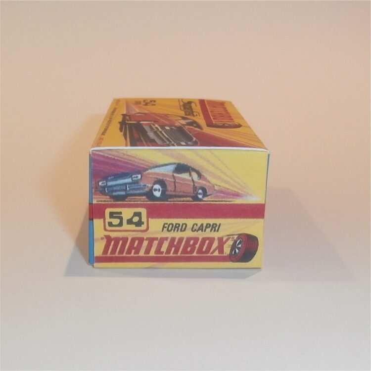 Matchbox Lesney Superfast 54 d Ford Capri 'Plain' H Style Repro Box